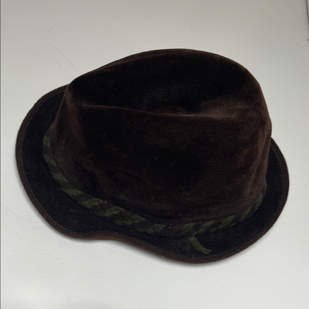 Cellini Italia Brown Felt Hat with Braided Band - Picture 3 of 8